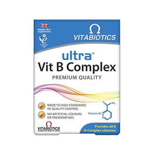 Vitabiotics Ultra Vitamin B Complex Nervous System and Heart 60 Tablets