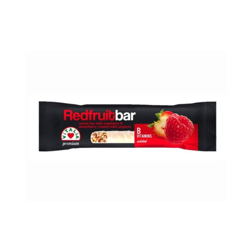 Vitalia Red Fruit Bar Cereal Bar with Red Fruits and Yogurt 1.23 oz (35 g)