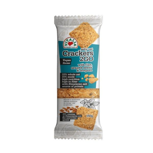 Vitalia 2Go Oat Crackers with Seeds and Oregano 5.29 oz (150 g)
