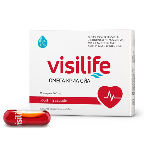 Vitaslim Visilife Omega Krill Oil Antioxidant 30 Capsules