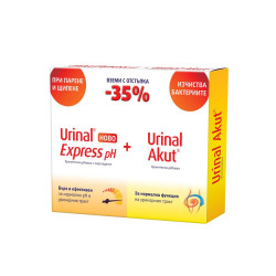 Walmark Urinal Express Ph + Urinal Acute Syrup Set for a Healthy Urinary Tract