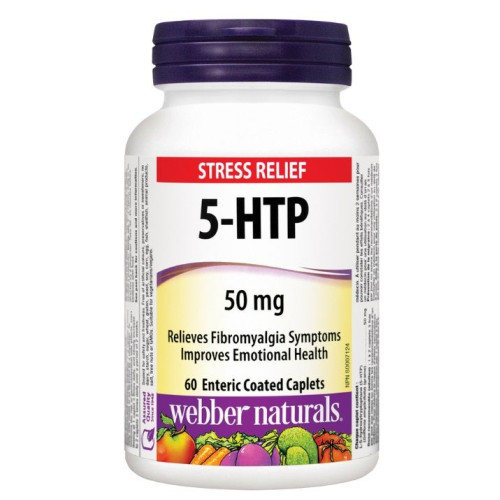 Webber Naturals 5-HTP Hydroxytryptophan for Severe Depression and Stress 50 mg 60 Capsules