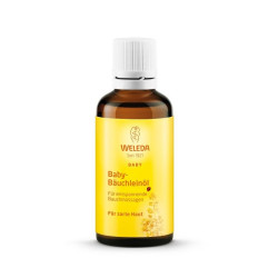 Weleda Baby Massage Oil for Tummy 1.69 fl oz (50 ml)