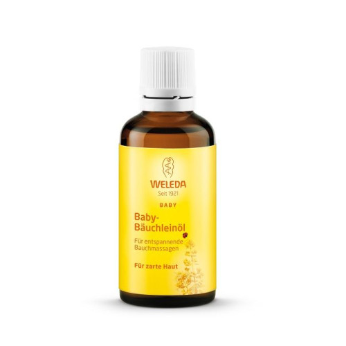 Weleda Baby Massage Oil for Tummy 1.69 fl oz (50 ml)