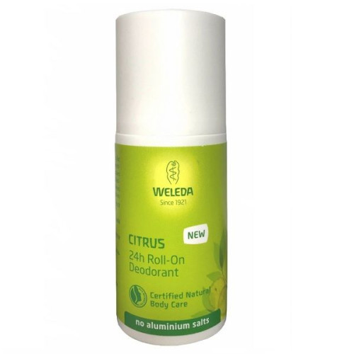 Weleda Roll-On Deodorant Against Sweating with Citrus Scent 1.69 fl oz (50 ml)
