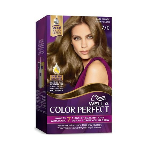 Wella Color Perfect Permanent Cream Hair Dye Rich Color Dark Blonde 7/0