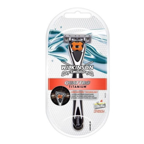 Wilkinson Sword Quattro Titanium Men's Razor 1 pc