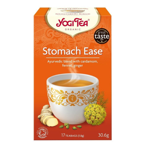 Yogi Tea Stomach Ease Organic Ayurvedic Tea 17 x 0.06 oz (1.8 g) Filter Bags