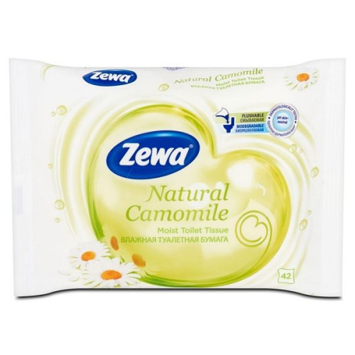 Zewa Natural Camomile Wet Wipes 42 pcs