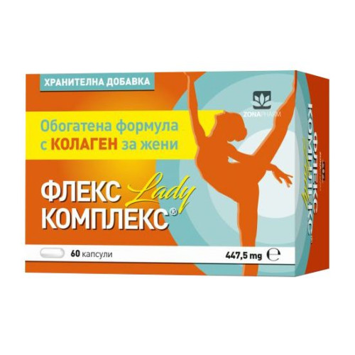 Zonapharm Flex Complex Lady for Joint and Muscle Pain 60 Capsules