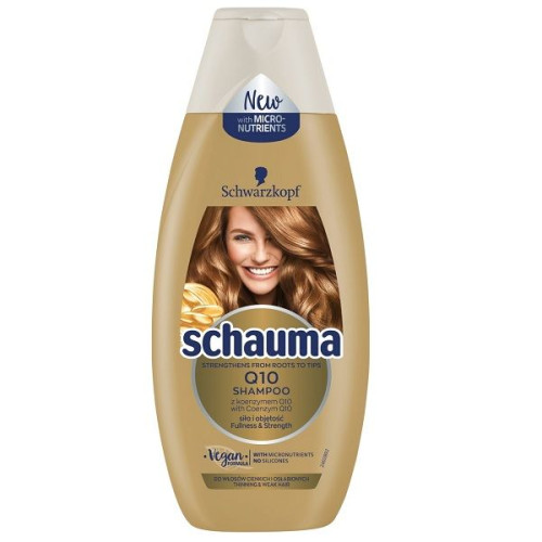 Schauma Structuring Shampoo Coenzyme Q10 for Thin and Weak Hair 13.53 fl oz (400 ml)