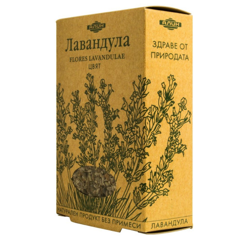 Alin Lavender Flowers for Nervousness Stress Insomnia Headaches Palpitations and Menstrual Pain 1.76 oz (50 g)
