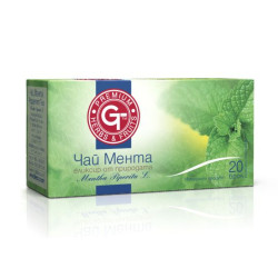 GT Herbal Tea Mint Tea for Anxiety and Stress 0.05 oz (1.5 g) 20 Filter Bags