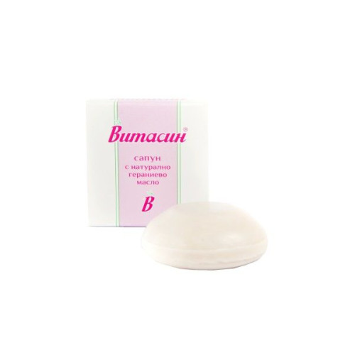 Vitassin Soap with Geranium Oil 2.47 oz (70 g)