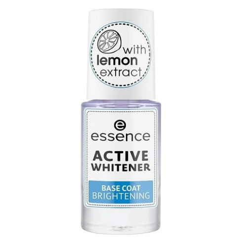 Essence Active Whitener Whitening Nail Base Coat 0.27 fl oz (8 ml)