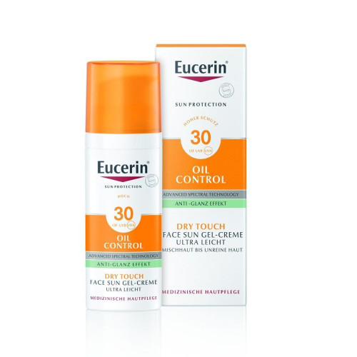 Eucerin Sun Sun Protection Cream-Gel for Oily Skin SPF 30 1.69 fl oz (50 ml)