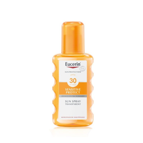 Eucerin Sensitive Protect Transparent Transparent Sun Protection Spray for the Body with Excellent Protection SPF 30 6.76 fl oz (200 ml)