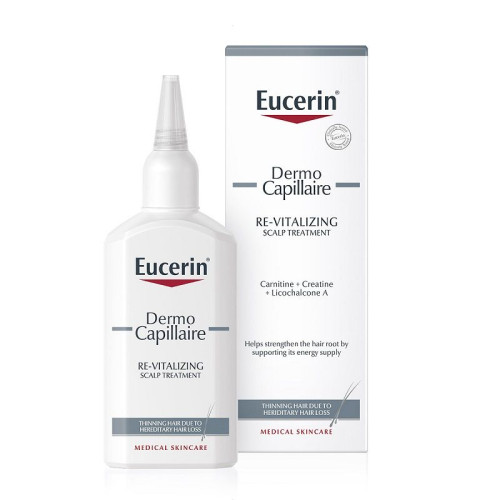 Eucerin DermoCapillaire Revitalizing Tonic for Healthy Hair and Against Hair Loss 3.38 fl oz (100 ml)