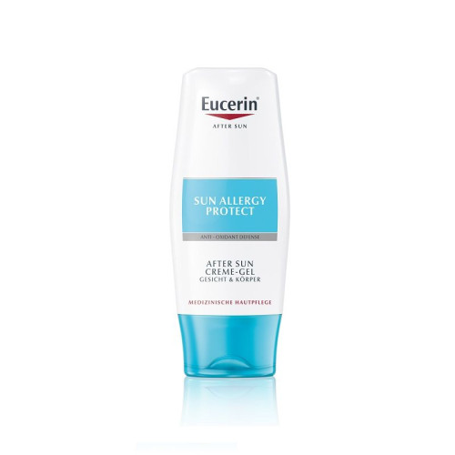 Eucerin After Sun After Sun Cream-Gel Cools and Soothes the Skin in Case of Sun Allergies 5.07 fl oz (150 ml)