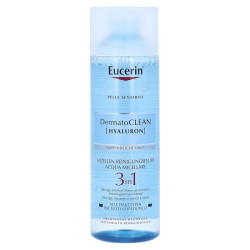 Eucerin Dermatoclean Hyaluron 3-in-1 Micellar Water for Cleansing and Refreshing the Face 13.53 fl oz (400 ml)
