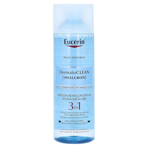 Eucerin Dermatoclean Hyaluron 3-in-1 Micellar Water for Cleansing and Refreshing the Face 13.53 fl oz (400 ml)