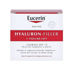 Eucerin Hyaluron-Filler + Volume Lift Day Cream for Normal and Combination Skin SPF 15+ 1.69 fl oz (50 ml)