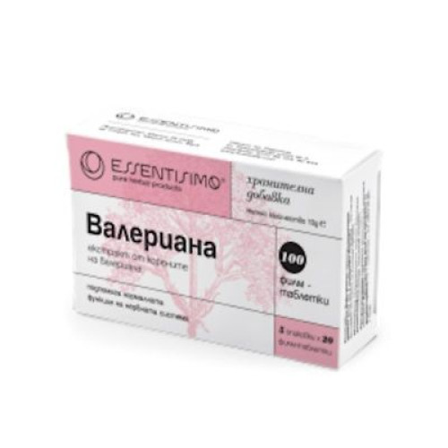 Evelin Essentisimo Valerian for Severe Stress and Anxiety 100 Tablets