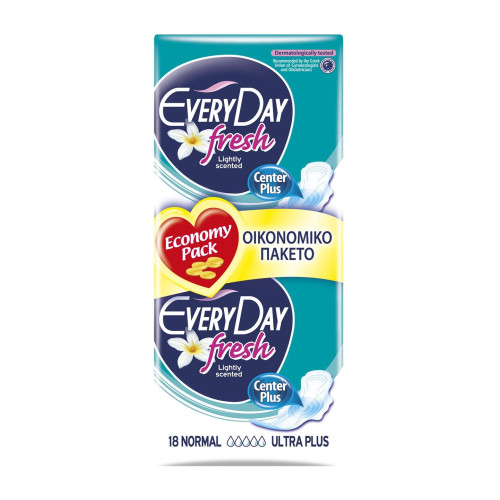 Everyday Fresh Normal Sanitary Pads 18 pcs