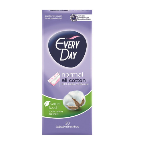 Everyday Normal All Cotton Daily Sanitary Pads 20 pcs