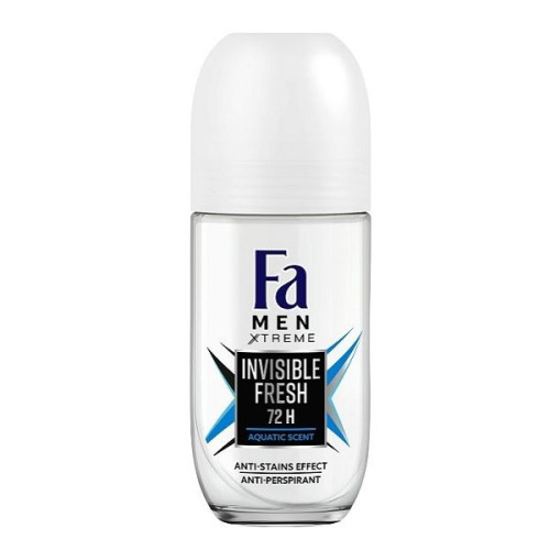 Fa Men Xtreme Invisible Fresh Roll-On Anti-Perspirant for Men 1.69 fl oz (50 ml)