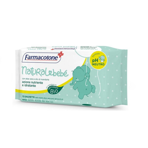 Farmacotone Natural Baby Wet Wipes 72 pcs