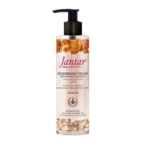 Jantar Farmona 2-in-1 Bath Foam and Shower Gel with Amber and Colloidal Platinum 13.53 fl oz (400 ml)