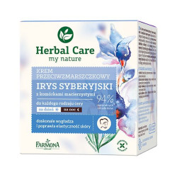 Jantar Farmona Herbal Care Anti-Wrinkle Face Cream-Serum with Siberian Iris 1.69 fl oz (50 ml)