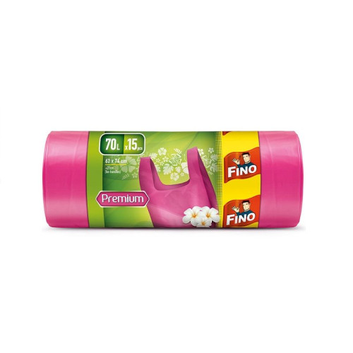 Fino Premium Garbage Bags 18.49 gal (70 L) 15 pcs