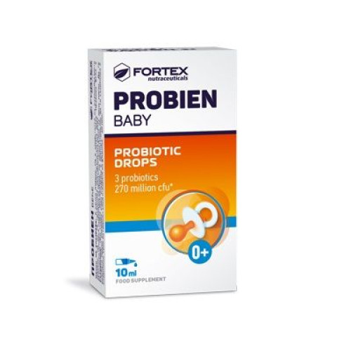 Fortex Probien Baby for High Immunity Healthy Bones and Teeth in Young Children and Babies 0.34 fl oz (10 ml)