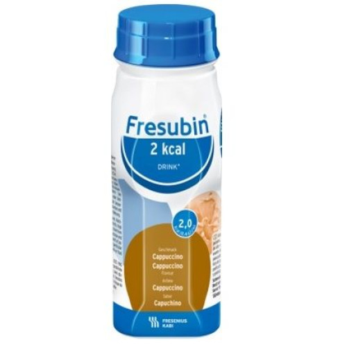 Fresubin 2 Kcal Protein Drink with Fiber and Cappuccino Flavor 6.76 fl oz (200 ml)