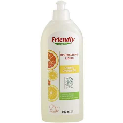 Friendly Dishwashing Liquid with Orange Oil 16.91 fl oz (500 ml)