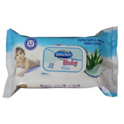 Ganchev Baby Wipes Aloe Vera Wet Baby Wipes 72 pcs