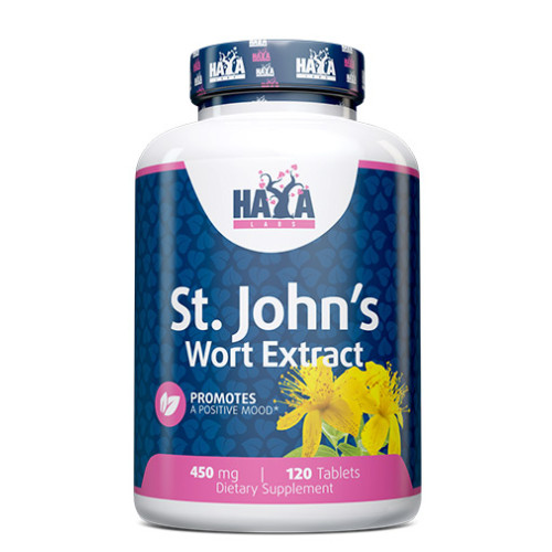 Haya Labs St. John's Wort 450 mg 120 Tablets