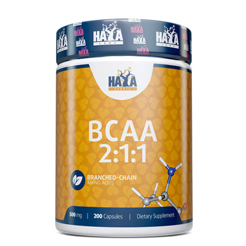 Haya Labs Sports BCAA 2:1:1 500 mg 200 Capsules