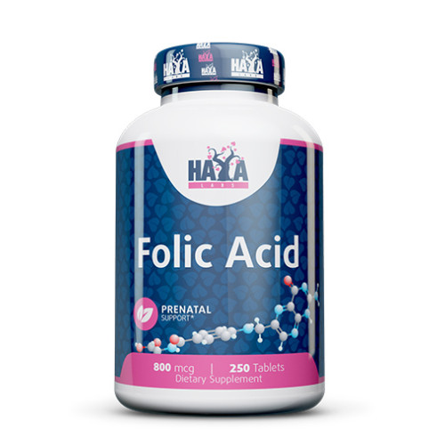 Haya Labs Folic Acid 800mcg 250 Tablets
