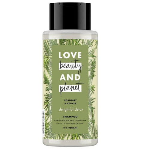 Love Beauty and Planet Rosemary and Vetiver Detoxifying Shampoo 13.53 fl oz (400 ml)