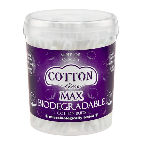 Cotton Line Max Biodegradable Ear Sticks 100 pcs