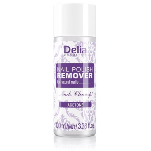 Delia Cosmetics Nail Polish Remover Acetone-free Nail Polish Remover for Natural Nails 3.38 fl oz (100 ml)
