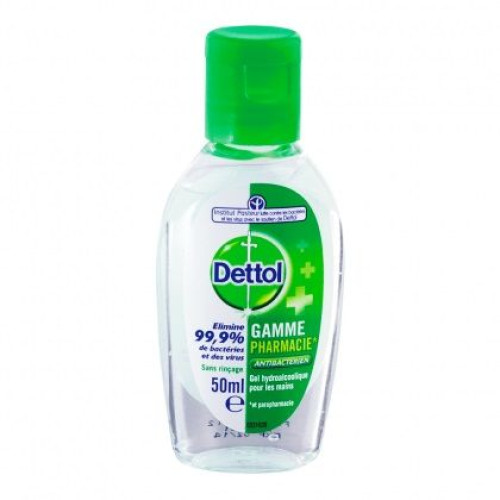Dettol Antibacterial Hand Gel 1.69 fl oz (50 ml)