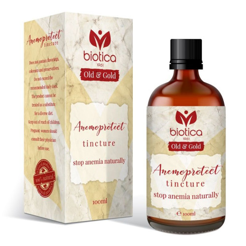Biotica Anemoprotect Natural Tincture for High Energy Levels in Cases of Anemia 3.38 fl oz (100 ml)