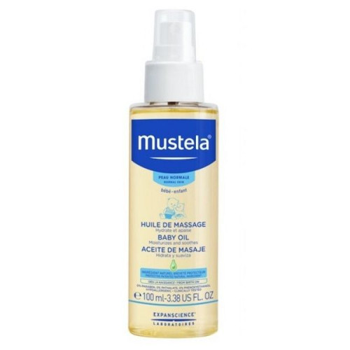Mustela Vegetable Massage Oil for Babies and Children with Avocado 3.38 fl oz (100 ml)