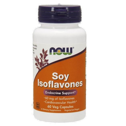 Now Foods Soy Isoflavones for Menopausal Symptoms in Women 60 Capsules
