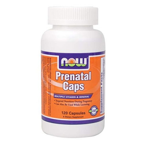 Now Foods Prenatal Multivitamins and Minerals Pregnant Women and Nursing Mothers 120 Capsules