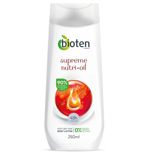Bioten Supreme Nutri Oil Intensely Hydrating Body Lotion for Very Dry Skin 8.45 fl oz (250 ml)